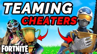 Spectating Cheaters Team With Hacks Win 100 Aimbot  Wall Hacks Exposing Fortnite Cheaters [upl. by Rashidi888]