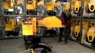 WM8H Hydraulic Feed 8quot PTO Wood Chipper Assembly Video [upl. by France]