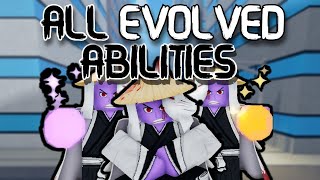 HOW TO EVOLVE ABILITIES  ABILITY SHOWCASES  Project XL [upl. by Zora458]