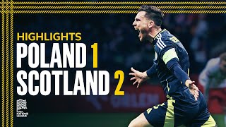 Poland 12 Scotland  Andy Robertson Scores Late Winner  2024 UEFA Nations League Highlights [upl. by Fotinas473]