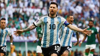 Gol De Messi A Arabia Saudita 2022  Relatos Argentinos Audio [upl. by Avan]