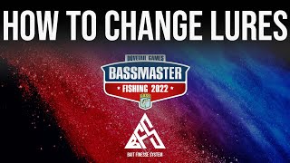 HOW TO CHANGE LURES  Bassmaster Fishing 2022 [upl. by Ibur]