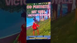 My First ogfortnite win [upl. by Adnilre]