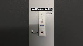 syphilis  rapid test for syphilis LabTechAnjali [upl. by Animrelliug777]