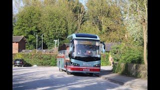 Wrays of Harrogate BU14EGF on a Rail Replacement to Beverley [upl. by Aelat]