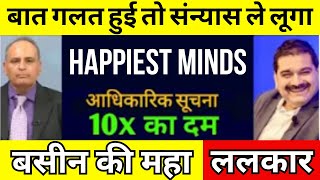 Happiest Minds share analysis ⚫️ Happiest Minds share latest news target happiestmindsshareprice [upl. by Lorak]