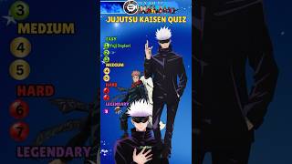 JUJUTSU KAISEN Character Quiz Challenge Can You Guess Them jujutsukaisen jujutsu quiz [upl. by Albin]