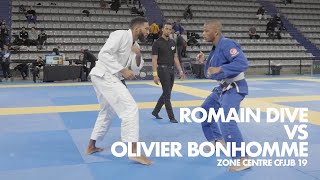 Romain Dive vs Olivier Bonhomme  ZONE CENTRE CFJJB 19 [upl. by Iadrahc655]