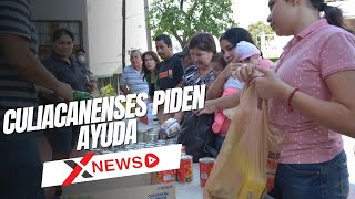 Culiacanenses de la colonia Diaz Ordaz piden ayuda al Gobernador para despensas de alimentos [upl. by Annodam]