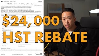 24000 New Condo HST Rebate  How To Get It Back [upl. by Ahsha2]