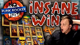 MASSIVE WIN on Punkrocker Slot Bonus Buy Feature [upl. by Selene695]