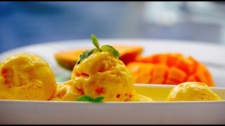 Perfect Mango Ice Cream No Egg No Ice cream Machine  Easy Tasty Foolproof IcecreamEp 36 [upl. by Rosel]