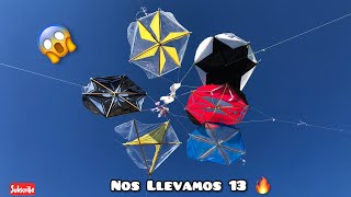 No Llevamos 13 🔥 Chichigua Lajiando Quemamos 2 😱Volando Chichigua Haciendo Guiso Papalote O Cometa [upl. by Ennaear]