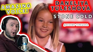 REACTION Daneliya Tuleshova Stone Cold – Blind Audition – VoiceKids – season 4 [upl. by Nnaed]