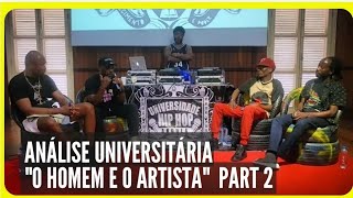 PARTE 2  ANÁLISE UNIVERSITÁRIA quot O HOMEM E ARTISTAquot [upl. by Brezin]