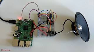 Smart Speaker with Volumio Raspberry Pi 3 and Adafruit MAX98357 [upl. by Uriel]