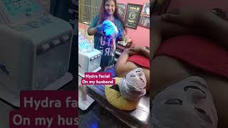 Hydra facial 💪🤗 best results sridevibeautyparloursulur hydrafacialmachine hydrafacialshorts [upl. by Tsugua851]