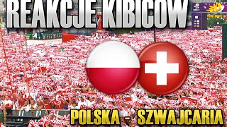 Reakcje KIBICÓW w meczu Polska  Szwajcaria [upl. by Aidyl]