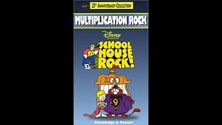 Schoolhouse Rock Multiplication Rock 1995 VHS [upl. by Arodasi]