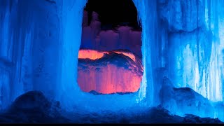 A look at the stunning frozen Ice Castles of Colorado [upl. by Ati103]