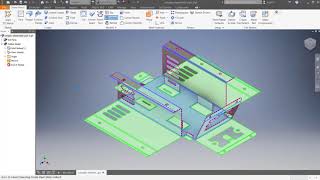 Sheet Metal Fabrications Export DXF File [upl. by Nas525]