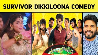 Survivor Zee Tamil Dikkiloona Song Comedy Review Ultimate comedy [upl. by Yecaw112]