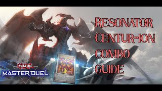 Yugioh Master Duel Resonator Centurion Combo Guide [upl. by Anina932]