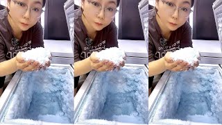 ASMR FREEZER FROST SCRAPING [upl. by Asillim]