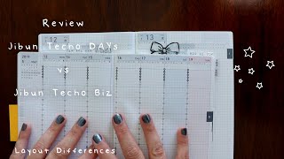 Planner Review  Jibun Techo DAYs versus Jibun Techo Biz [upl. by Amlas]