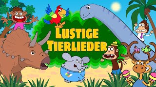 Lustige Tierlieder  Zum Mitsingen  Kindermusikwelt [upl. by Miehar]