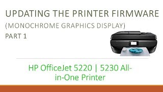 Why updating printer firmware is important on Monochrome Graphics Display [upl. by Joann596]