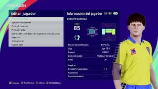 Onésimo Sánchez González  PES Clasico Face Bodyamp Stats [upl. by Guidotti]