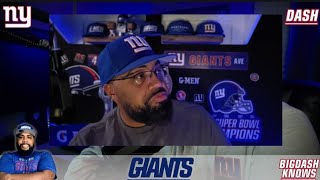 Giants Lose to the Commanders 2722  Rock Bottomsmh [upl. by Blasien602]