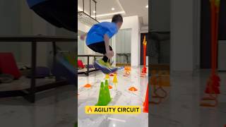 AGILITY CIRCUIT 🔥 PLYOMETRICS ⚡️ SPEED 🌟 POWER speedandagility exercise sports [upl. by Keelby]