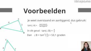 Meetkunde Goniometrische verhoudingen  Wiskunjeleren [upl. by Burtie]