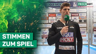 Die STIMMEN ZUM SPIEL gegen Melsungen 🟢⚪  FAGMTM  mit Sebastian Heymann amp Axel Goller [upl. by Lleral285]