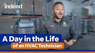 A Day in the Life of an HVAC Technician  Indeed [upl. by Aynot147]