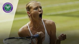 Maria Sharapova vs Serena Williams Wimbledon final 2004 Extended Highlights [upl. by Evannia]