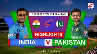 The Intense Rivalry India Vs Pakistan cricket match highlights [upl. by Naivad528]