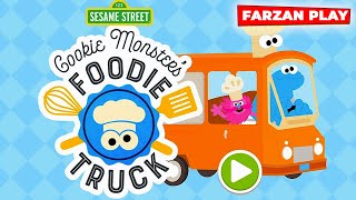 Cookie Monster and Gongers Foodie Truck Cooking Delicious Meals for Sesame Street Friends [upl. by Ochs822]