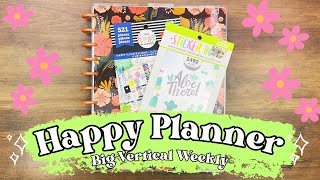 Big Vertical Happy Planner  Decorate with Me  Sticko amp Happy Planner Stickers  Summer Desert [upl. by Isabella]