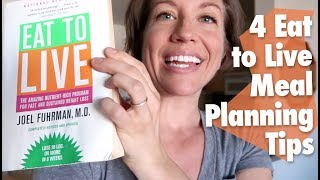 4 Eat to Live Meal Planning Tips  Nutritarian  Eat to Live [upl. by Cord]