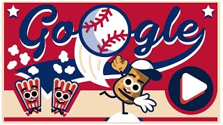 2019 Google doodle baseball Speedrun PR 2407  tie for 3rd HR low score 416ft [upl. by Nirroc]