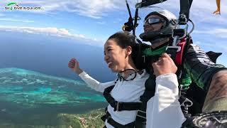 My first ever tandem skydive in Siquijor 🪂 skydive skydiving adventure fyp adrenalinerush [upl. by Orianna901]