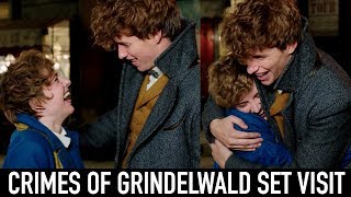 I MET EDDIE REDMAYNE  My Day On Set of Fantastic Beasts The Crimes of Grindelwald [upl. by Nirret]