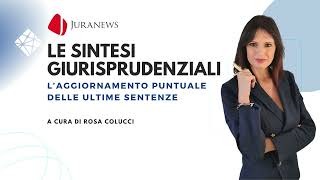 𝐉𝐔𝐑𝐀𝐍𝐄𝐖𝐒  𝐋𝐄 𝐒𝐈𝐍𝐓𝐄𝐒𝐈 𝐆𝐈𝐔𝐑𝐈𝐒𝐏𝐑𝐔𝐃𝐄𝐍𝐙𝐈𝐀𝐋𝐈  Edizione 11 ottobre 2024 [upl. by Tennos836]