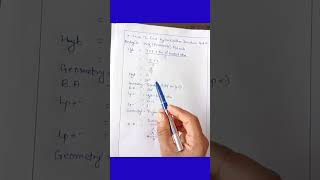 Trick to find out hybridization structure and bonding in ammonia [upl. by Conchita]