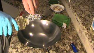 How To Season A Carbon Steel Wok [upl. by Fulviah331]