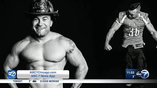 Chicago firefighters pose in calendar for charity [upl. by Adabel]