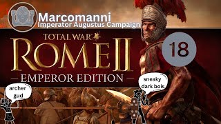 Total war Rome 2 2013  Imperator Augustus campaign  Marcomanni  part 18  crush the horde [upl. by Emanuel759]